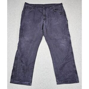 Bulwark FR Work Pants Mens 44x30 Navy Blue Flame Resistant CAT 2 Carpenter